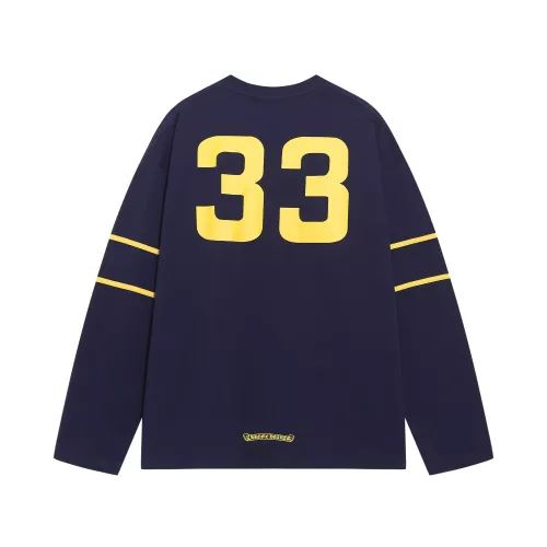 Replica Chrome Hearts T-Shirts Long Sleeved For Unisex #1376992 $45.00 USD for Wholesale