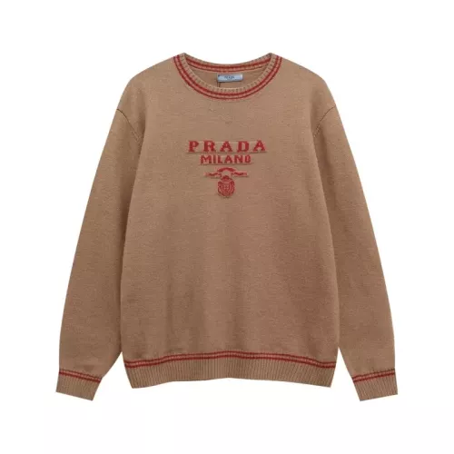 Prada Sweaters Long Sleeved For Unisex #1377050 $68.00 USD, Wholesale Replica Prada Sweaters