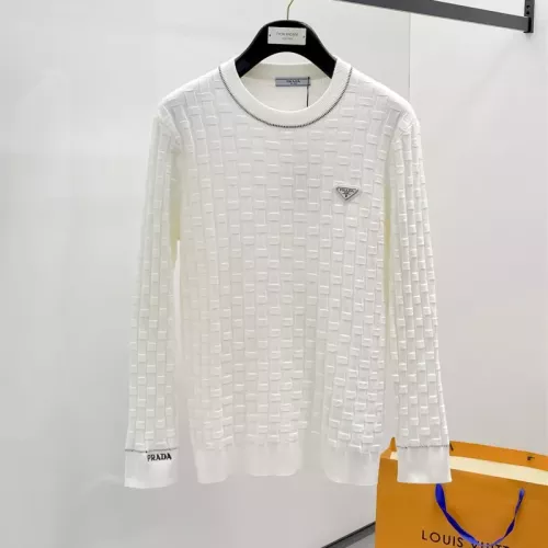 Prada Sweaters Long Sleeved For Unisex #1377112 $85.00 USD, Wholesale Replica Prada Sweaters