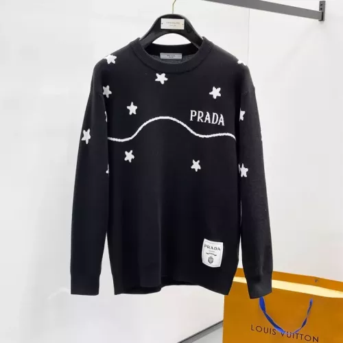 Prada Sweaters Long Sleeved For Unisex #1377113 $85.00 USD, Wholesale Replica Prada Sweaters
