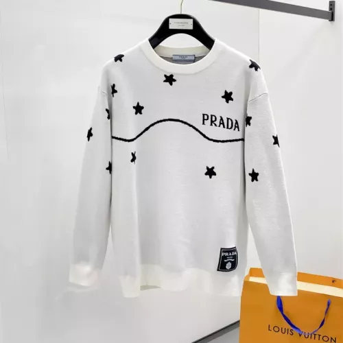 Prada Sweaters Long Sleeved For Unisex #1377116 $85.00 USD, Wholesale Replica Prada Sweaters