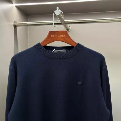 Replica Armani Sweaters Long Sleeved For Men #1377164 $60.00 USD for Wholesale