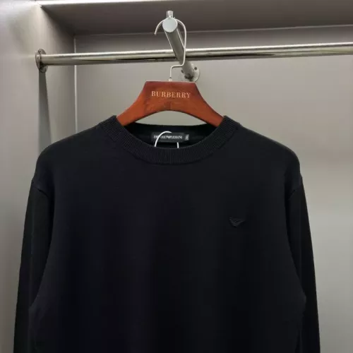 Replica Armani Sweaters Long Sleeved For Men #1377165 $60.00 USD for Wholesale