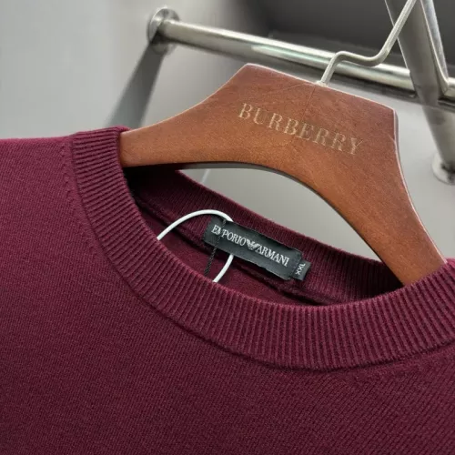 Replica Armani Sweaters Long Sleeved For Men #1377166 $60.00 USD for Wholesale