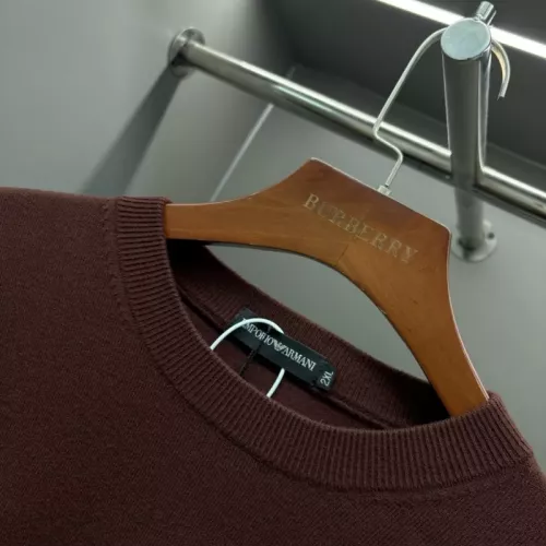 Replica Armani Sweaters Long Sleeved For Men #1377167 $60.00 USD for Wholesale