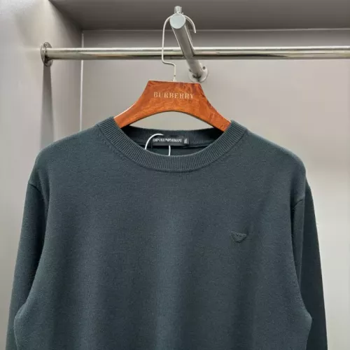 Replica Armani Sweaters Long Sleeved For Men #1377170 $60.00 USD for Wholesale