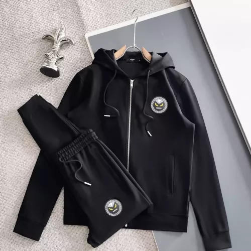 Fendi Tracksuits Long Sleeved For Men #1377267 $96.00 USD, Wholesale Replica Fendi Tracksuits