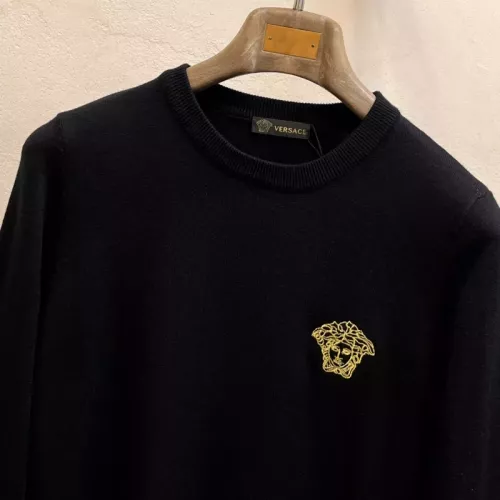 Replica Versace Sweaters Long Sleeved For Men #1377287 $80.00 USD for Wholesale