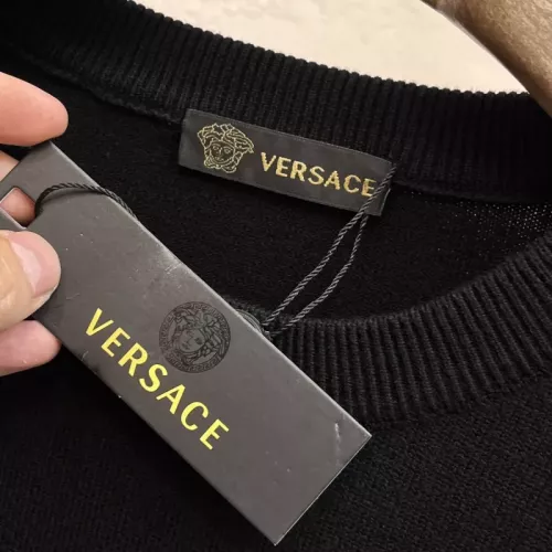 Replica Versace Sweaters Long Sleeved For Men #1377287 $80.00 USD for Wholesale