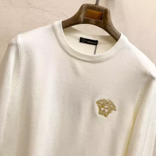 Replica Versace Sweaters Long Sleeved For Men #1377288 $80.00 USD for Wholesale