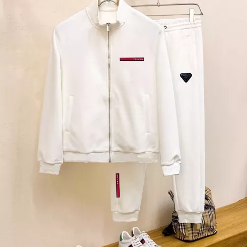 Prada Tracksuits Long Sleeved For Men #1377381 $96.00 USD, Wholesale Replica Prada Tracksuits