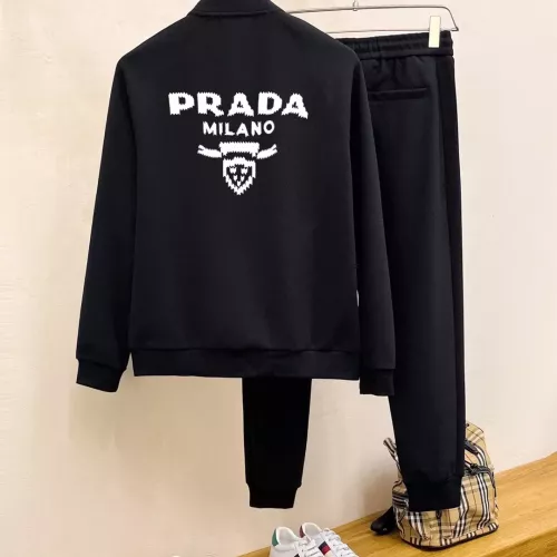 Replica Prada Tracksuits Long Sleeved For Men #1377384 $96.00 USD for Wholesale