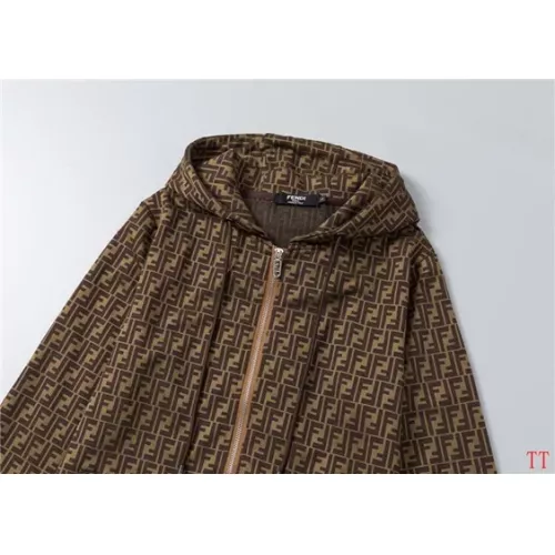 Replica Fendi Tracksuits Long Sleeved For Men #1377386 $92.00 USD for Wholesale