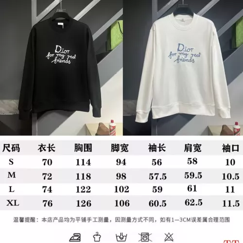 Replica Christian Dior Hoodies Long Sleeved For Unisex #1377415 $60.00 USD for Wholesale