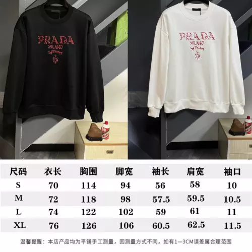 Replica Prada Hoodies Long Sleeved For Unisex #1377435 $60.00 USD for Wholesale