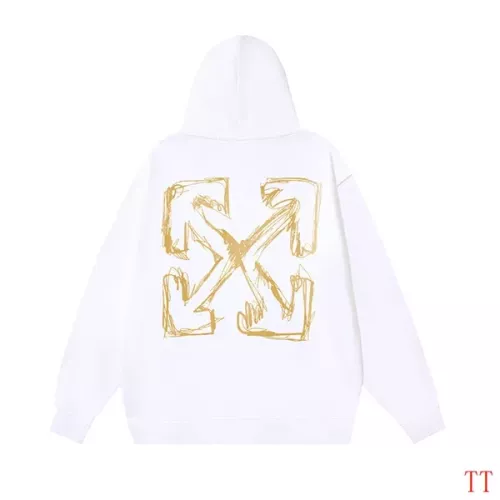 Off-White Hoodies Long Sleeved For Unisex #1377446 $52.00 USD, Wholesale Replica Off-White Hoodies