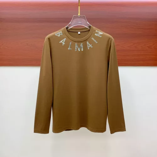 Balmain T-Shirts Long Sleeved For Men #1377480