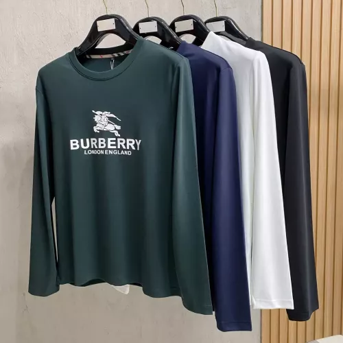 Replica Burberry T-Shirts Long Sleeved For Men #1377482 $76.00 USD for Wholesale