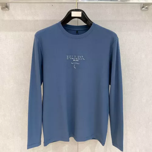 Prada T-Shirts Long Sleeved For Men #1377486 $76.00 USD, Wholesale Replica Prada T-Shirts
