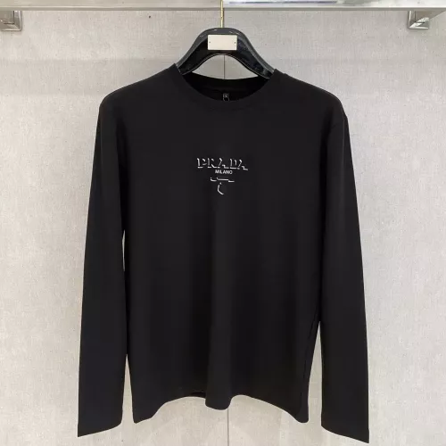 Prada T-Shirts Long Sleeved For Men #1377487 $76.00 USD, Wholesale Replica Prada T-Shirts