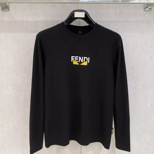 Fendi T-Shirts Long Sleeved For Men #1377506 $76.00 USD, Wholesale Replica Fendi T-Shirts