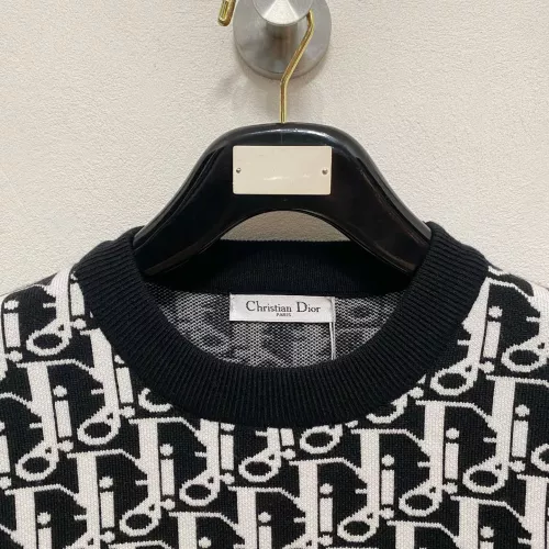 Replica Christian Dior Sweaters Long Sleeved For Men #1377531 $85.00 USD for Wholesale