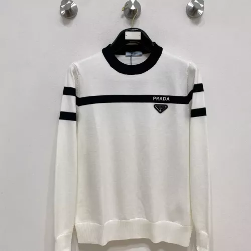 Prada Sweaters Long Sleeved For Men #1377534 $85.00 USD, Wholesale Replica Prada Sweaters