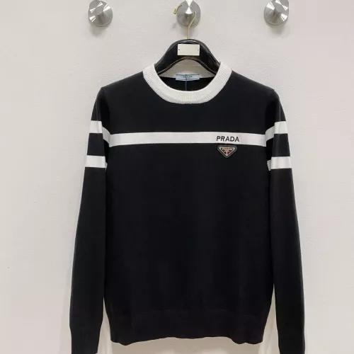 Prada Sweaters Long Sleeved For Men #1377535 $85.00 USD, Wholesale Replica Prada Sweaters