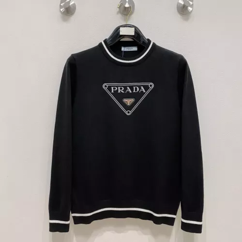 Prada Sweaters Long Sleeved For Men #1377536 $85.00 USD, Wholesale Replica Prada Sweaters