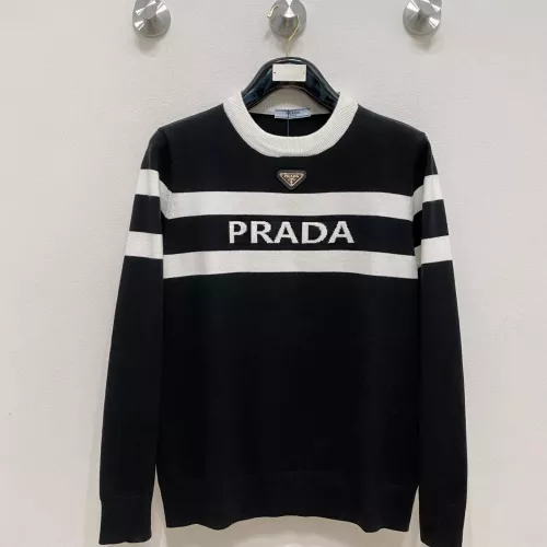 Prada Sweaters Long Sleeved For Men #1377538 $85.00 USD, Wholesale Replica Prada Sweaters