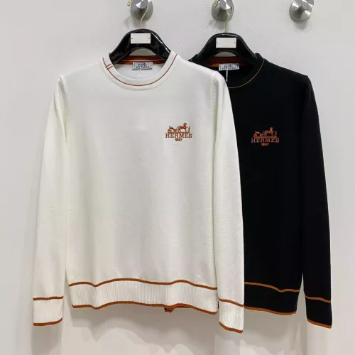 Replica Hermes Sweaters Long Sleeved For Men #1377540 $85.00 USD for Wholesale