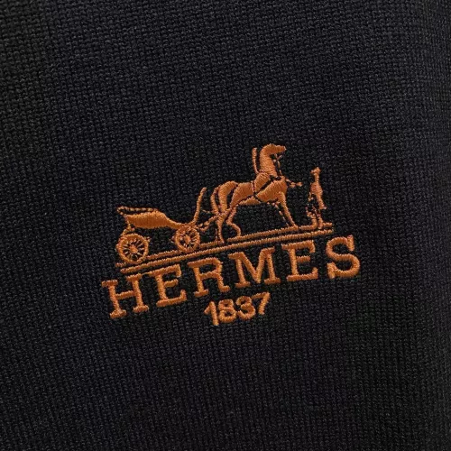 Replica Hermes Sweaters Long Sleeved For Men #1377541 $85.00 USD for Wholesale