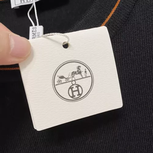 Replica Hermes Sweaters Long Sleeved For Men #1377541 $85.00 USD for Wholesale