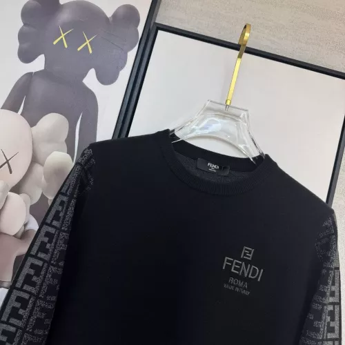 Replica Fendi Sweaters Long Sleeved For Men #1377561 $96.00 USD for Wholesale