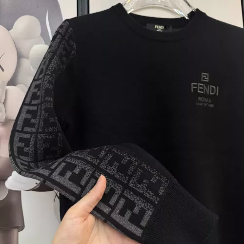 Replica Fendi Sweaters Long Sleeved For Men #1377561 $96.00 USD for Wholesale