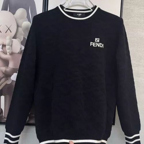 Replica Fendi Sweaters Long Sleeved For Men #1377562 $96.00 USD for Wholesale