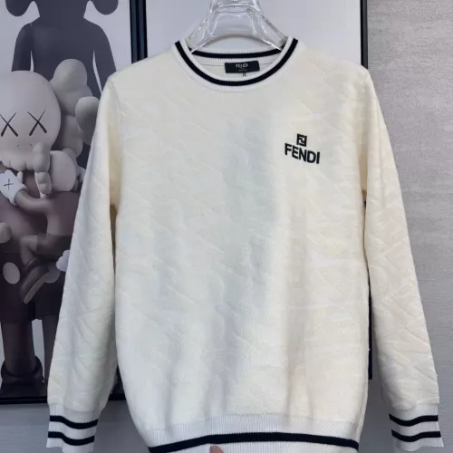 Replica Fendi Sweaters Long Sleeved For Men #1377563 $96.00 USD for Wholesale
