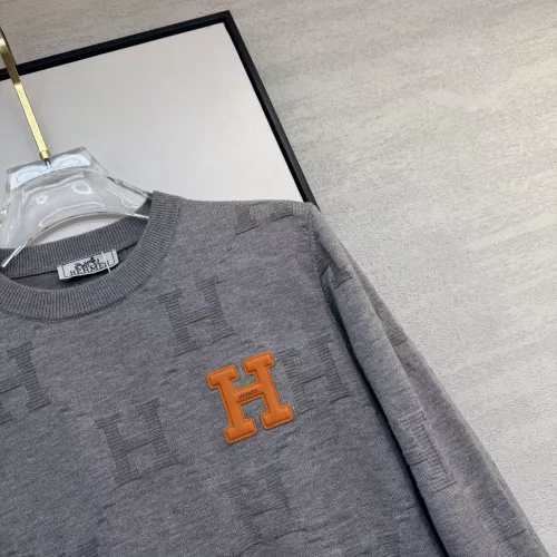 Replica Hermes Sweaters Long Sleeved For Men #1377569 $96.00 USD for Wholesale