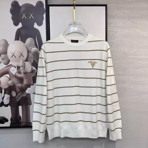 Prada Sweaters Long Sleeved For Men #1377585 $96.00 USD, Wholesale Replica Prada Sweaters