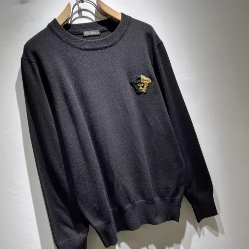 Replica Versace Sweaters Long Sleeved For Men #1377588 $92.00 USD for Wholesale
