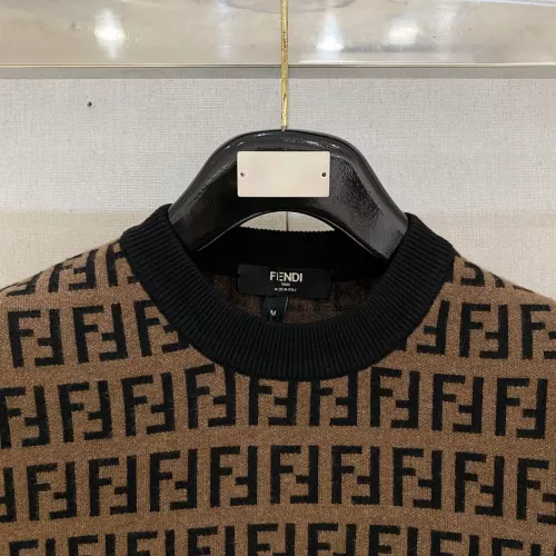 Replica Fendi Sweaters Long Sleeved For Men #1377592 $88.00 USD for Wholesale
