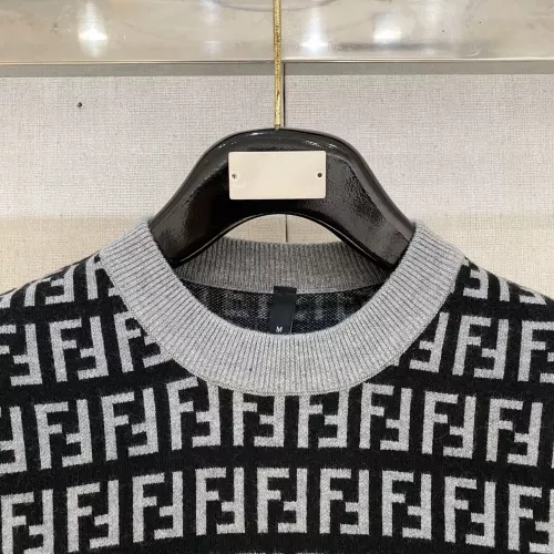 Replica Fendi Sweaters Long Sleeved For Men #1377593 $88.00 USD for Wholesale