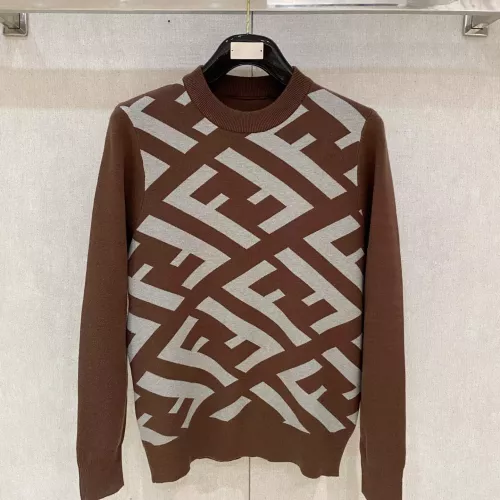 Fendi Sweaters Long Sleeved For Men #1377596 $88.00 USD, Wholesale Replica Fendi Sweaters
