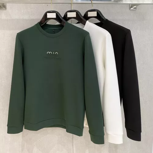 Replica MIU MIU Hoodies Long Sleeved For Men #1377632 $82.00 USD for Wholesale