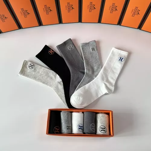 Replica Hermes Socks #1377717 $29.00 USD for Wholesale