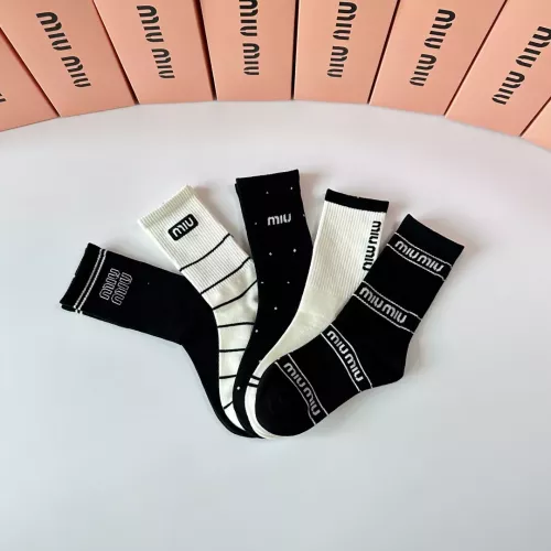 Replica MIU MIU Socks #1377718 $29.00 USD for Wholesale