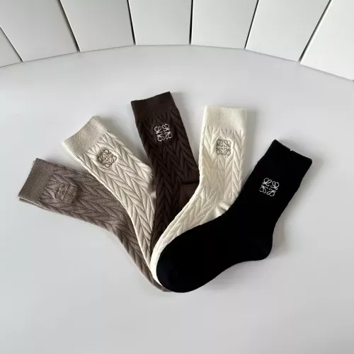 Replica LOEWE Socks #1377722 $29.00 USD for Wholesale