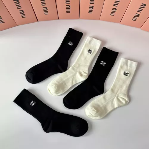 Replica MIU MIU Socks #1377723 $29.00 USD for Wholesale