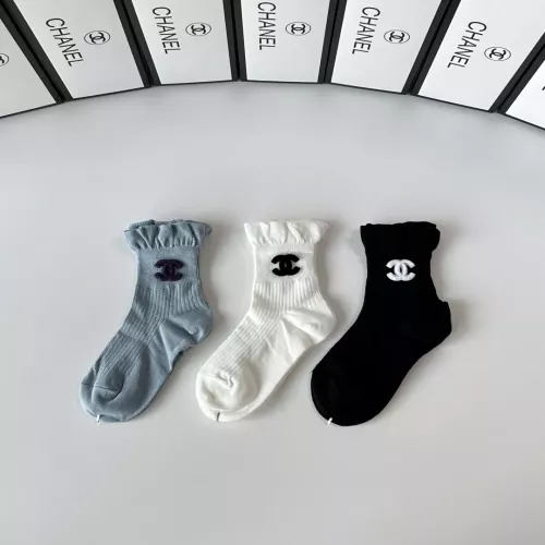 Replica Chanel Socks #1377726 $32.00 USD for Wholesale