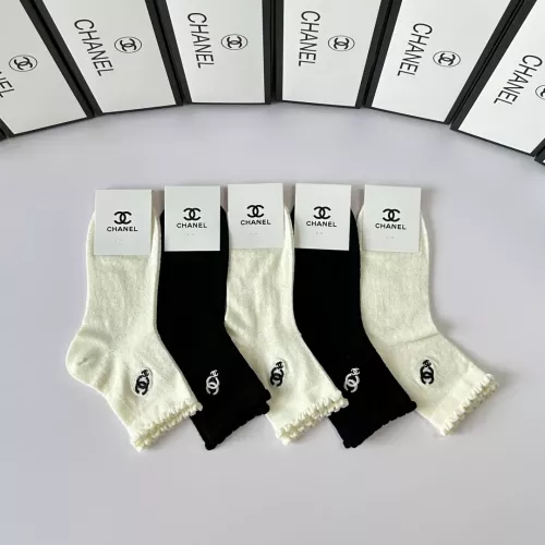 Replica Chanel Socks #1377741 $29.00 USD for Wholesale